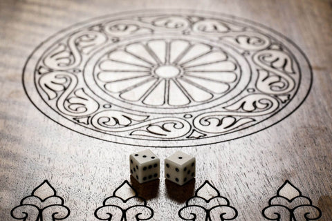 Dés de backgammon