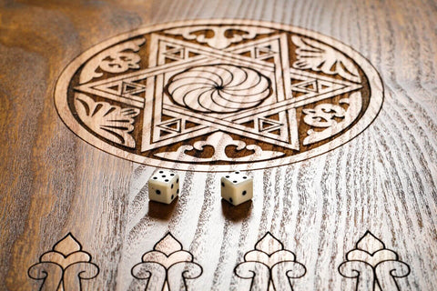 Backgammon en Hêtre
