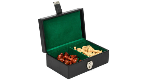 écrin pour jeu d'échecs en velours