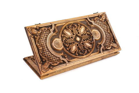 Plateau de Backgammon en Bois Grande Taille